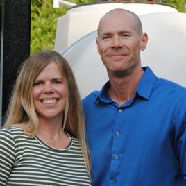 Owners Johnny & Christy Bennett.